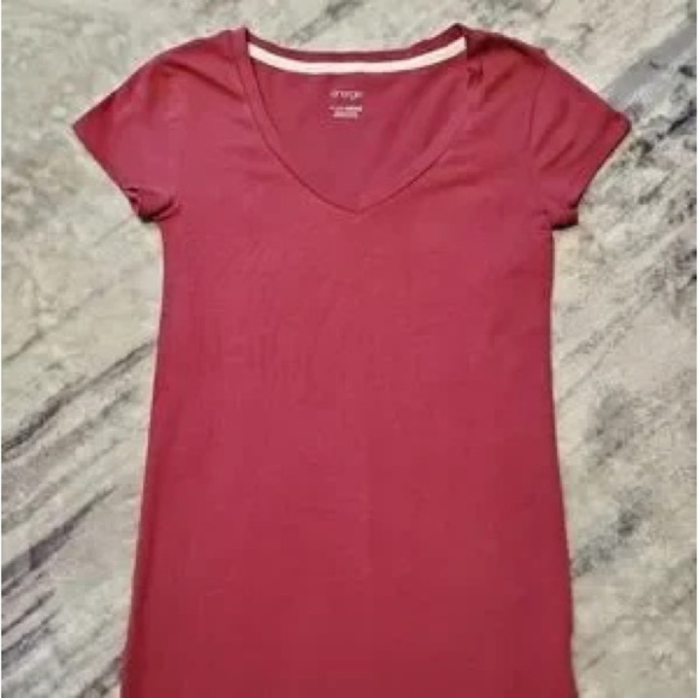 Apt. 9 Women's V-Neck Tee - Deep Red